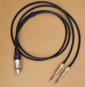 Duplicador divisor estéreo 1/4 con cable Mogami neutrik XLR FeMale a doble 1/4 - Imagen 1 de 3
