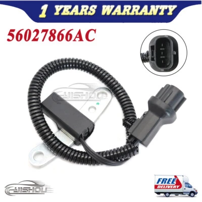 Crankshaft Position Sensor CPS For Jeep Cherokee XJ 4.0L 1997-2001 56027866AC - Imagem 1 de 4