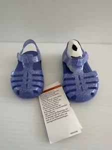Crocs Jelly Fisherman Sandalen Kleinkind Mädchen Größe C4 - Farbe Glitzer Lila - Bild 1 von 6