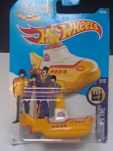 Hot Wheels 2016 The Beatles Yellow Submarine Diecast Screen Time 5/10  49/365