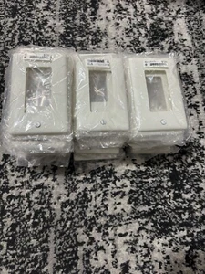 49 Hubbell White1G Decorator GFCI GFI Unbreakable Nylon Wallplate NP26White - Picture 1 of 2