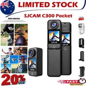 SJCAM C300 Pocket Action Camera 4K FHD With Long Battery Life Video 30M Waterpro - Picture 1 of 10