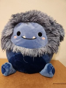 2023 Squishmallow 11” DANI the Navy Blue Bigfoot Yeti First To Market NEW - Picture 1 of 3