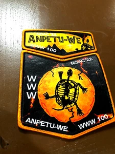 OA ANPETU-WE LODGE 100 2022 NOAC FUNDRAISER TWO PIECE SET - Picture 1 of 1