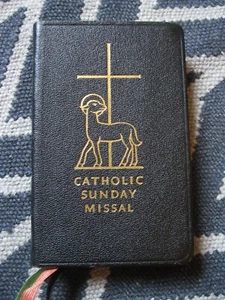 Catholic Sunday Missal, 1956 Edition Rexine Cover FVC - Bild 1 von 9