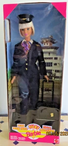 NRFB 1999 Vintage Puppe Doll BARBIE FLUGZEUGPILOT PILOT #24017 - Bild 1 von 5
