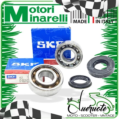 CUSCINETTI DI BANCO SKF C4 KIT PARAOLIO REVISIONE SCOOTER MOTORE MINARELLI 50 2T - Immagine 1 di 2