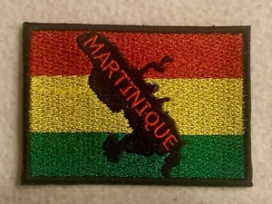 Aufnäher Patch Martinique - Flagge - 5 cm x 7 cm - kostenloser Versand - Bild 1 von 2