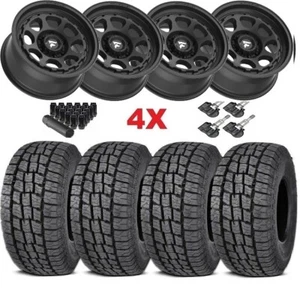 17 FT103 WHEELS ALL TERRAIN TIRE SET PACKAGE FIT TOYOTA TRD TACOMA 4RUNNER - Picture 1 of 13