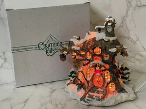 Charming Tails Dean Griff Great Oak Town Hall w/ Box Christmas Lighted Tested - Picture 1 of 14