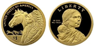 2012 S Nativo Americano - Dólar Sacagawea - Prueba Bx83 - Imagen 1 de 4