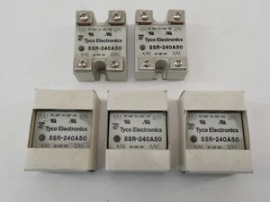 *Lot of 5* TYCO SSR-240A50 Solid State Relay 50A 24-280VAC 90-280VAC - NEW Su... - Picture 1 of 10