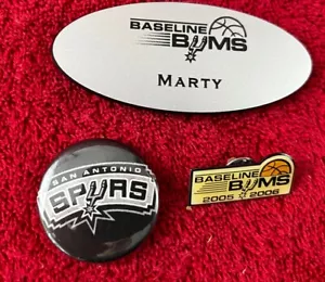 San Antonio Spurs 2005 - 2006 BASELINE BUMS pin Lot - Picture 1 of 6