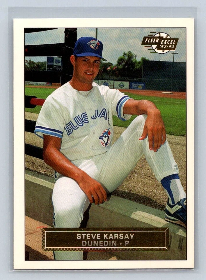 1992-93 Fleer Excel #244 Steve Karsay Dunedin Blue Jays - Image 1 of 2