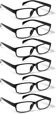‎COJWIS COJWIS Lesebrille 6 Pack Feder Scharnier Blaulichtfilter Leser Brille 1.75