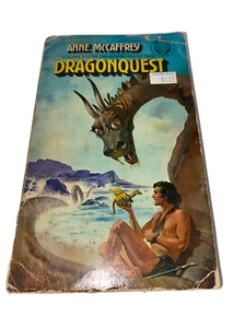 Dragonquest (Book, 1977, RARE) Vintage Old Fantasy Book Dragons - Picture 1 of 11
