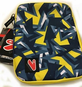 SLEEVE CASE LARGE busta porta tablet CUSTODIA sacca SEVEN bicolore GRIGIO GIALLO - Foto 1 di 1