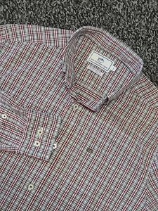 Southern Tide Intercoastal Hemd Herren Small grün kariert Knopfleiste Performance - Bild 1 von 7