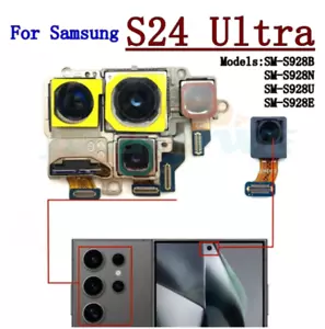 Front Rear View Back Camera Replacement For Samsung S24 Ultra S24Ultra S928 lot - Picture 1 of 2