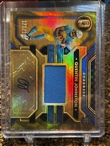 Quentin Johnston 2023 Panini Gold Standard Rookie Patch Auto /199 #229