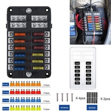 New listing
Car 12-Way Pbt Fuse Box Led Indicator For Blown Fuse With Cover 24pcs Fuse Blade
