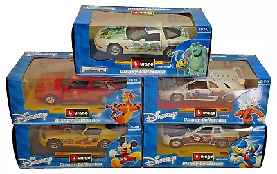 Burago "2210 + 2214 + 2217 + 2219 + 2222" Scala 1/24 Disney Collection 2004 - Immagine 1 di 4