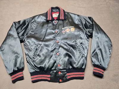 复古 West Wind 尼龙夹克 M 码铁路标志 Union Pacific 绗缝衬里 — 第 1/4 张图片