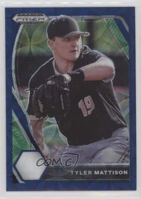 2021 Panini Prizm Draft Picks Navy Blue Kaleidoscope /15 Tyler Mattison #PDP104 - Image 1 of 2