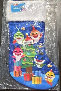 Baby Shark Christmas Stocking Pinkfong Nickelodeon Brand New Sealed - Picture 1 of 2