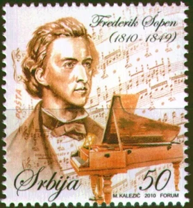 Serbia 2010 ☀ Anniversary of the birth of Frederic Chopin ☀ MNH** - Picture 1 of 1