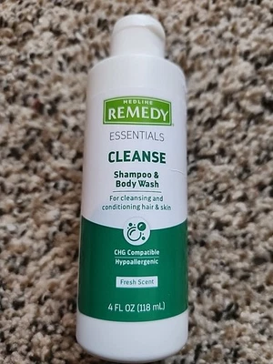 Nuevo champú y gel de lavado corporal Medline Remedy Essentials, 4 oz. Foto 1 de 2