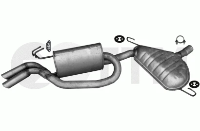 FIAT Barchetta CABRIO 1.8 131cV 1995-2005 Silencieux Arriere+ - Photo 1/1