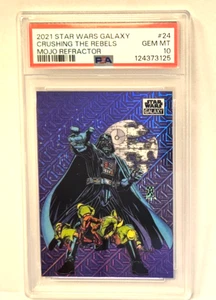 2021 Topps Chrome Star Wars Galaxy Vader Crushing the Rebels MOJO /50 PSA 10 💎 - Picture 1 of 2