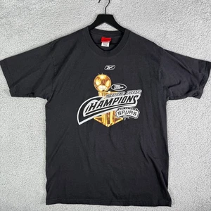 Vintage Reebok 2003 NBA Finals San Antonio Spurs Champions Shirt Medium Black - Picture 1 of 6