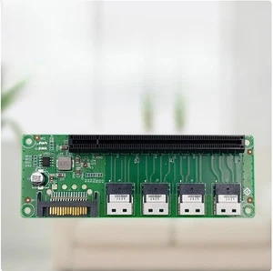 Suitable for PCIe 4.0 expansion board SFF-8654 4i to PCIe x16 slot adapter card - Afbeelding 1 van 5