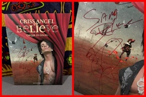 Criss Angel Believe Cirque Du Soleil Program Autographed Signed - Picture 1 of 12