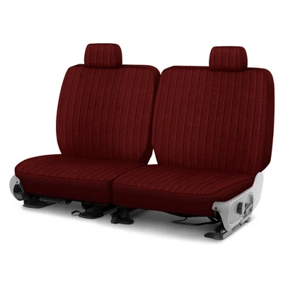For Lincoln MKT 10-19 Duramax Tweed 3rd Row Maroon Custom Seat Covers Foto 1 de 2