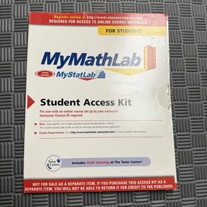 MyMathLab MyStatLab Student Access Kit ungeöffneter Code - Bild 1 von 4