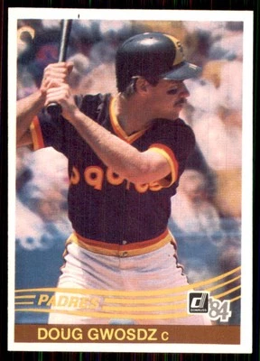 1984 Donruss #383 Doug Gwosdz San Diego Padres - Image 1 of 2