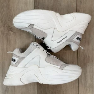 Naked Wolfe Track Chunky Platform White Shoes Women’s Size 8 Streetwear Sporty - Picture 1 of 7