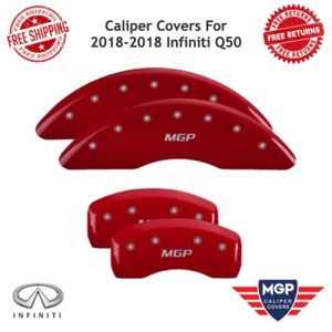 MGP Caliper Covers Front & Rear Set For 2018-2018 Infiniti Q50 #37022SMGPRD - Bild 1 von 4