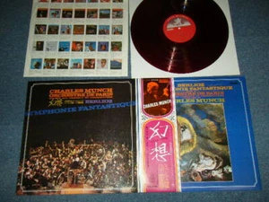 Berlioz/Orchestre De Paris, Charles Munch Japan RED Wax AA-8255 LP+Obi Symphonie - Imagen 1 de 10