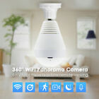 WiFi Smart 360&#176;Panoramic Full HD 1080P Fisheye Bulb Light Hidden Spy Camera Lamp