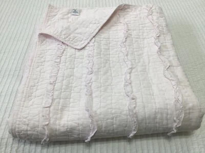 Edredón con volantes Simply Shabby Chic Full Queen rosa ~ LEER descripción Foto 1 de 4