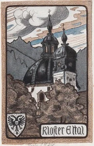 Postcard Bavaria 8107 Monastery Ettal - Picture 1 of 2