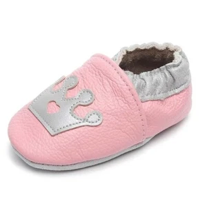 GSCH Baby Girls Shoes/Slippers Soft Sole Leather Moccasins - Picture 1 of 3