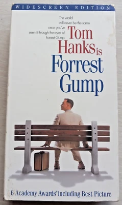 Forrest Gump VHS 1996 Tom Hanks Widescreen - Image 1 of 4