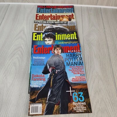 Entertainment Weekly Magazines Lot Of 5  Issues 2002-2008 Harry Potter Hepburn - Image 1 of 4
