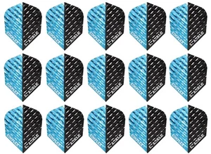 5 Sets Harrows Sparkle Standard Dart Flights - Ships Tracking - Blue Twin - Picture 1 of 1