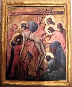 Deposition Entombment of Jesus Christ Ecclesiastical Roman Catholic Icon Plaque - Picture 1 of 6